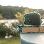 Ethical Yarn - green yard on white book