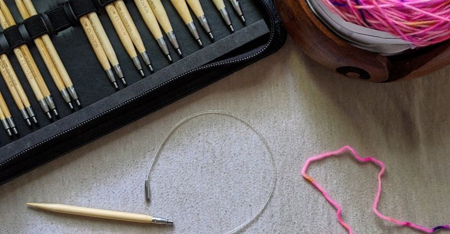 Yarn Tools - Close-up View of Sewing Set