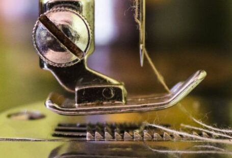 Yarn Tools - Macro Photo Of Sewing Machine